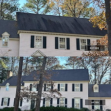 Roof cleaning in Rocky Mount, NC (1)